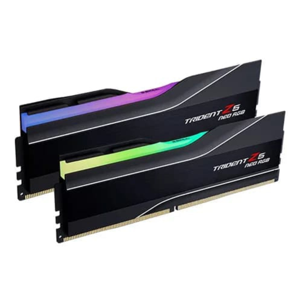 G.SKILL Trident Z5 Neo RGB 64GB ( 32GB x 2 ) 6000MHz DDR5 RAM ( Matte Black ) ( CL28 ) - 2