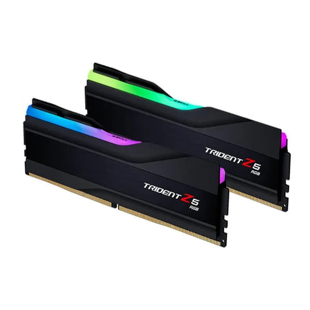 G.SKILL Trident Z5 RGB 32GB ( 16GBx2 ) 6000MHz DDR5 RAM ( Matte Black ) ( CL32 ) - 4