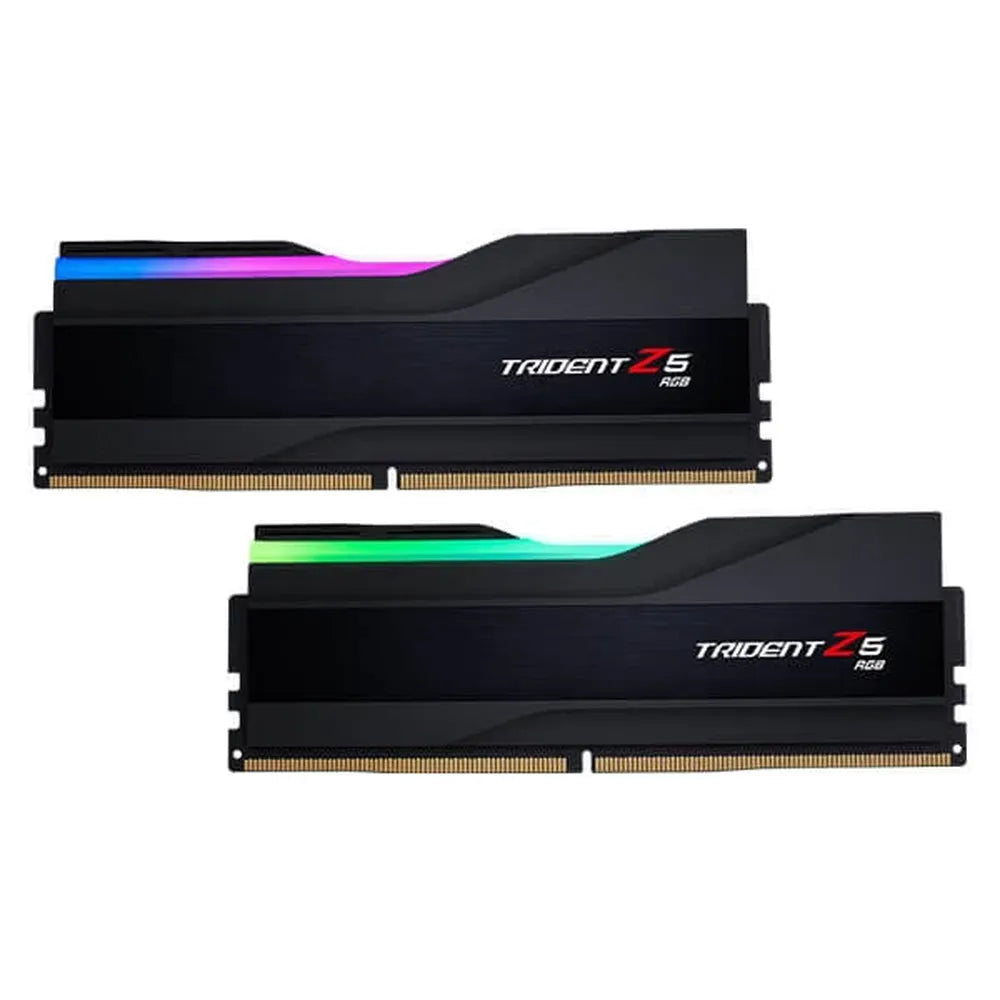 G.SKILL Trident Z5 RGB 32GB ( 16GBx2 ) 6000MHz DDR5 RAM ( Matte Black ) ( CL32 ) - 2