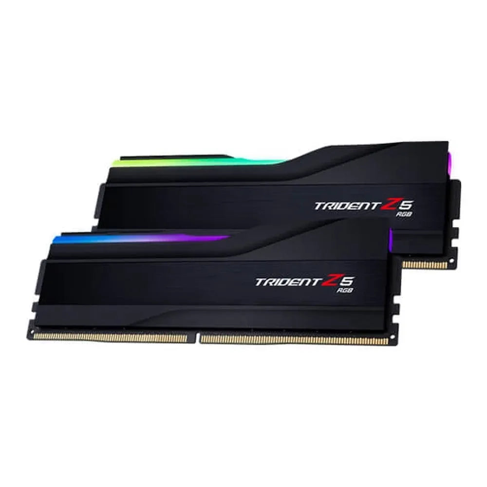 G.SKILL Trident Z5 RGB 32GB ( 16GBx2 ) 6000MHz DDR5 RAM ( Matte Black ) ( CL32 ) - 3