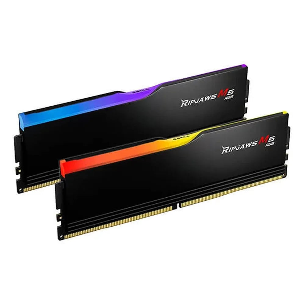 G.SKILL Ripjaws M5 RGB 64GB ( 32GBx2 ) 6000MHz DDR5 RAM ( Matte Black ) ( CL32 ) - 2