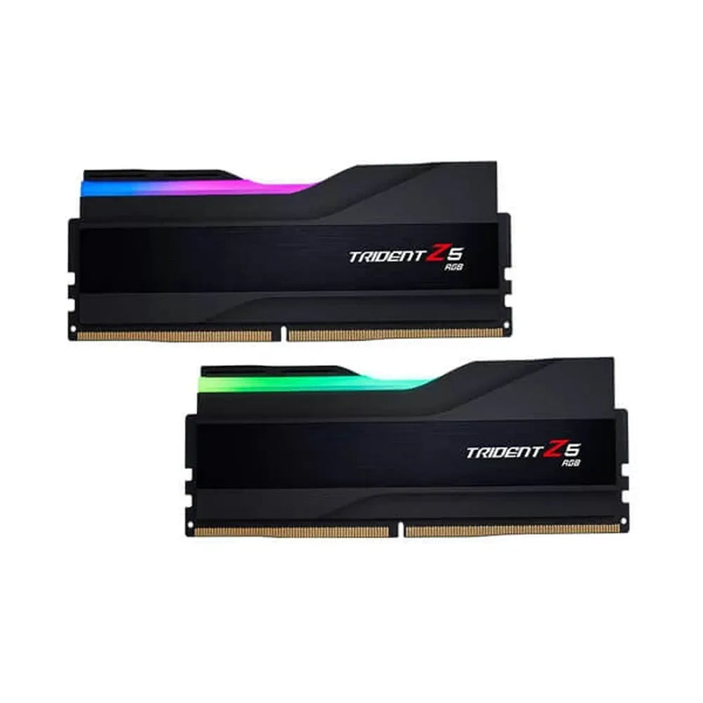 G.SKILL Trident Z5 RGB 64GB (32GB X 2) 6400Mhz DDR5 Ram ( Black ) ( CL32 ) - 2