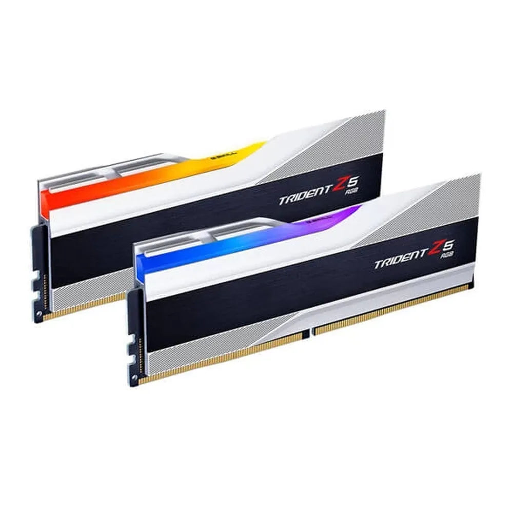 G.SKILL Trident Z5 RGB 32GB ( 16GBx2 ) 7200MHz DDR5 RAM ( Metallic Silver ) ( CL34 ) - 2