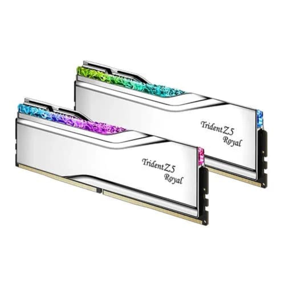 G.SKILL Trident Z5 Royal RGB 32GB ( 16GB x 2 ) 7600MHz DDR5 RAM ( Silver ) ( CL36 ) - 2