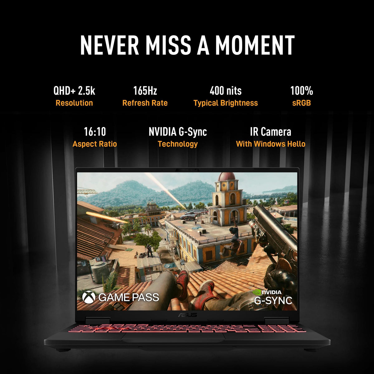 ASUS TUF GAMING A16 FA608PP-QT014WS [R9-8940HX/16GB/1TB SSD/WIN11 HOME+MS24/16.0"/8GB-RTX5070 GRAPHICS/1 YEAR(S)/GREY] – TechCure India