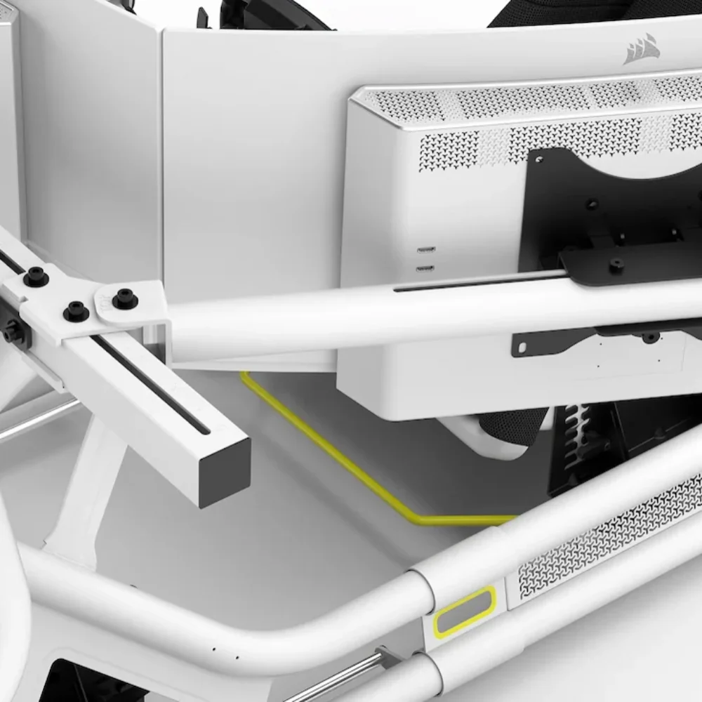 FANATEC GT Cockpit Triple Monitor Expansion Kit ( White ) – photo 7 – Model CRD-9060004-WW – TechCure India