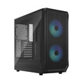 FRACTAL DESIGN Focus 2 Mesh RGB Clear Tint ATX Mid Tower Cabinet (Black)