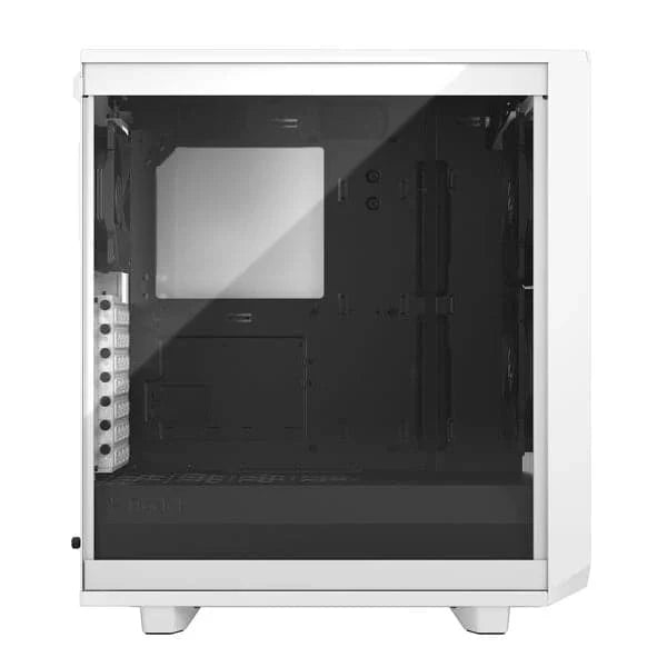 FRACTAL DESIGN Meshify 2 Compact Clear ATX Mid Tower Cabinet (White) - 3