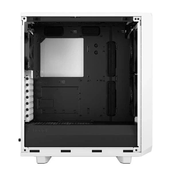 FRACTAL DESIGN Meshify 2 Compact Clear ATX Mid Tower Cabinet (White) - 4