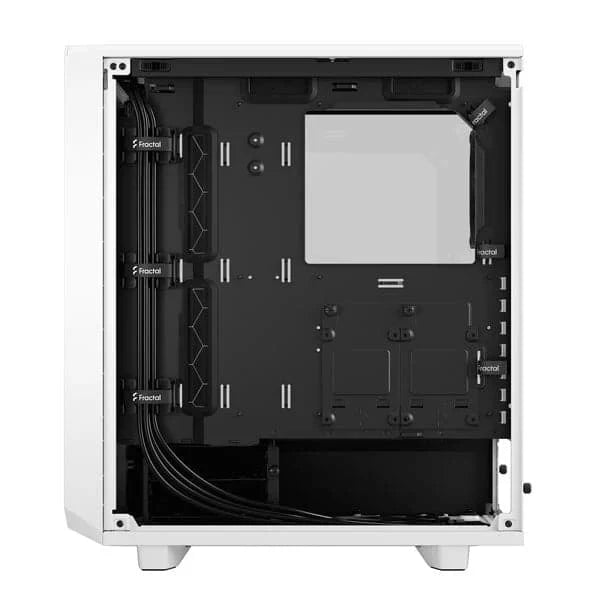 FRACTAL DESIGN Meshify 2 Compact Clear ATX Mid Tower Cabinet (White) - 6