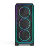 FRACTAL DESIGN Meshify 3 Ambience Pro ARGB TG Light Tint EATX Mid Tower Cabinet ( Black ) - 2