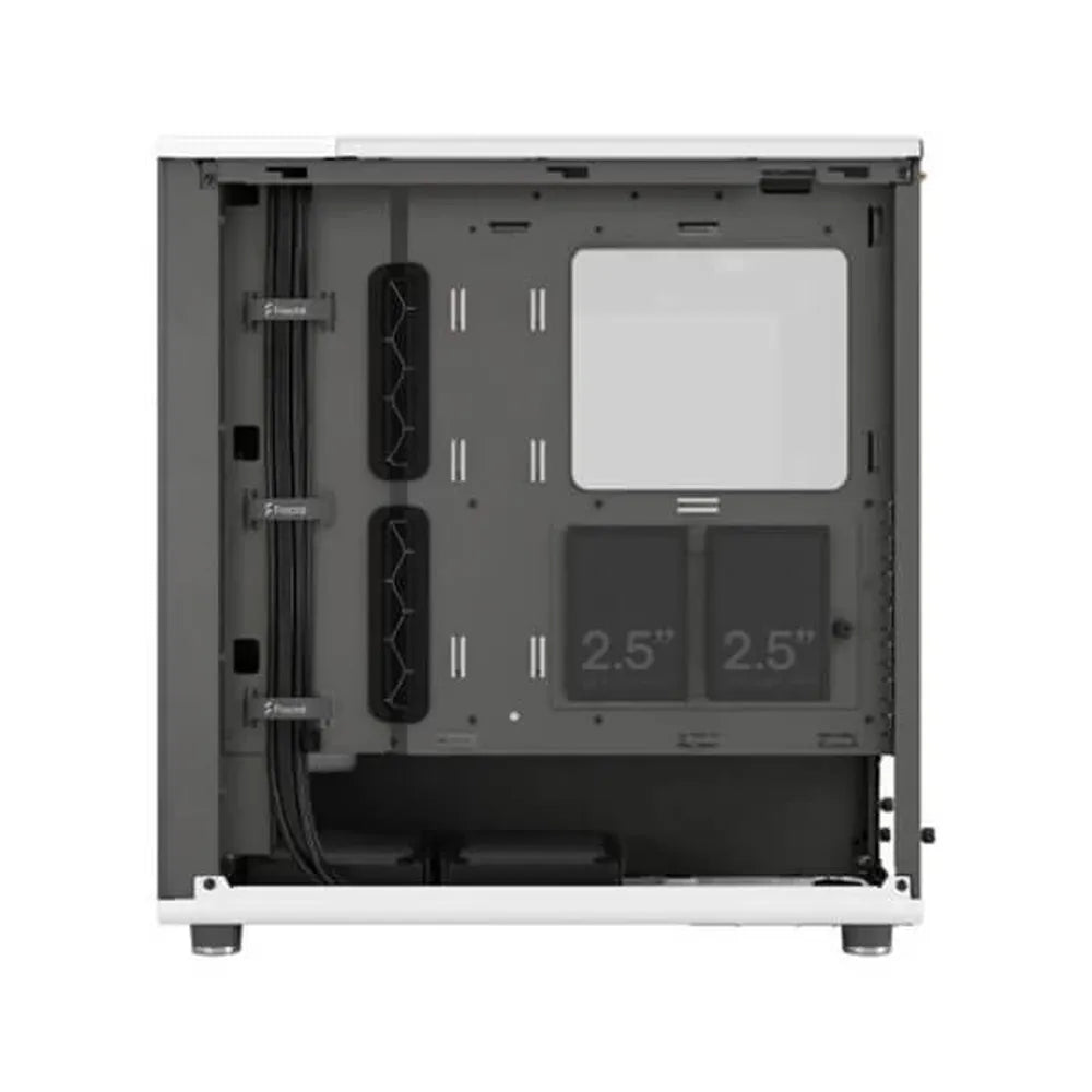 FRACTAL DESIGN North Chalk Clear ATX Mid Tower Cabinet (White) – TechCure India
