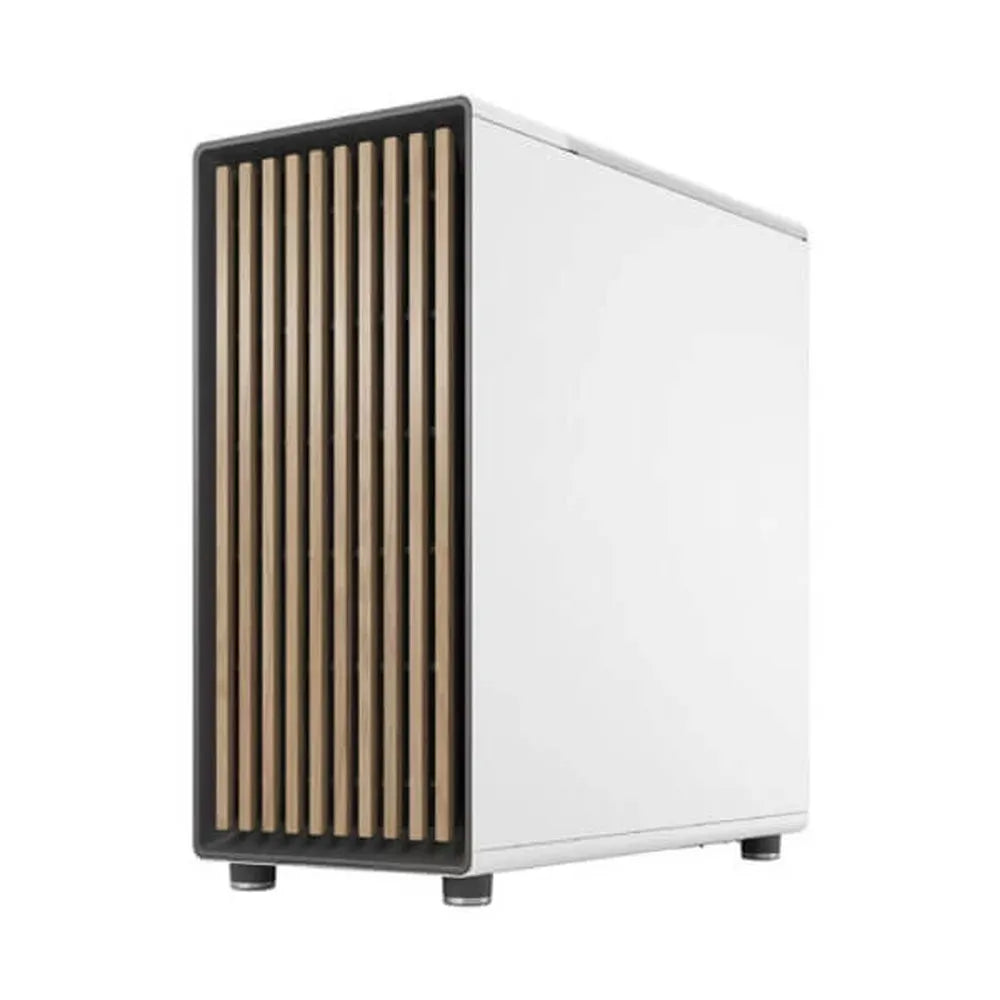 FRACTAL DESIGN North Chalk Clear ATX Mid Tower Cabinet (White) – TechCure India