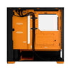 FRACTAL DESIGN Pop Air RGB Orange Core Clear Tinit ATX Mid Tower Cabinet - 4
