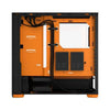 FRACTAL DESIGN Pop Air RGB Orange Core Clear Tinit ATX Mid Tower Cabinet - 5