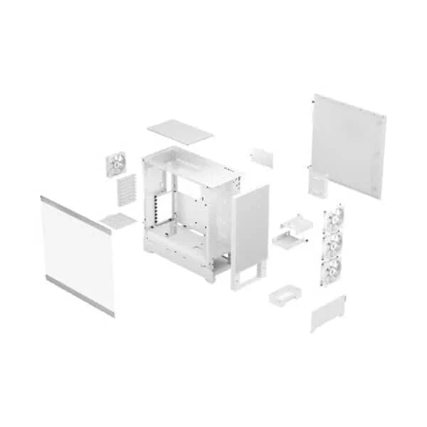 FRACTAL DESIGN Pop XL Air RGB EATX Mid Tower Cabinet (White) - 6