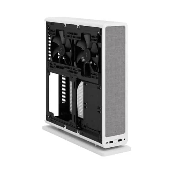 FRACTAL DESIGN Ridge ITX Mini Tower Cabinet (White) - 6