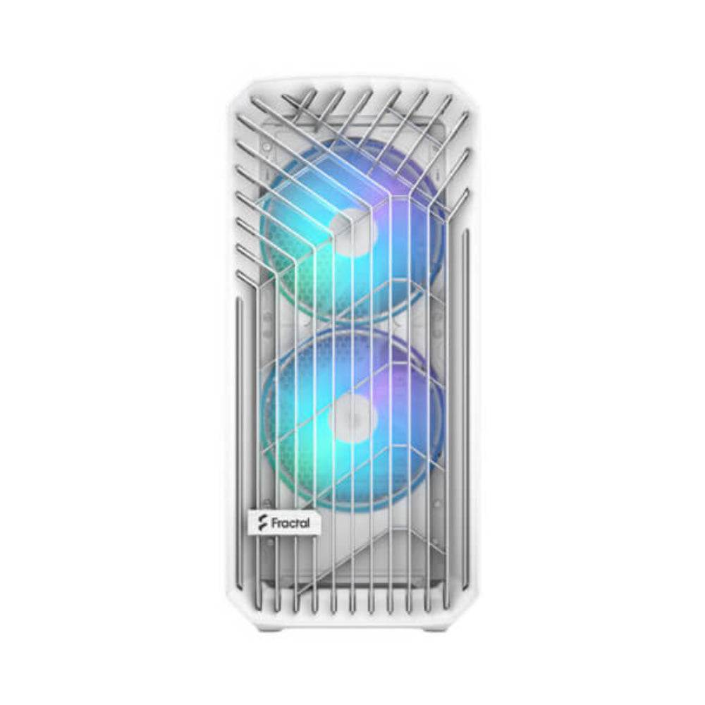 FRACTAL DESIGN Torrent RGB TG Clear Tint EATX Mid Tower Cabinet ( White ) – TechCure India