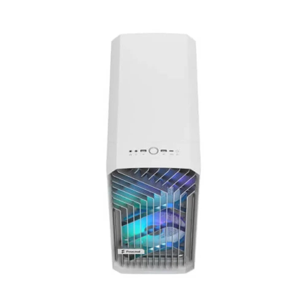 FRACTAL DESIGN Torrent Compact RGB EATX TG Clear Tint Mid Tower Cabinet (White) - 3