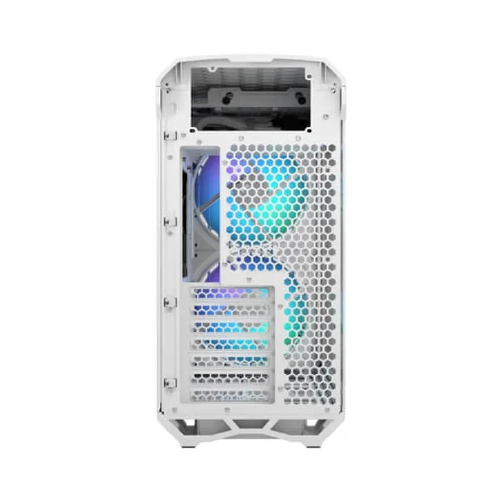 FRACTAL DESIGN Torrent Compact RGB EATX TG Clear Tint Mid Tower Cabinet (White) - 5