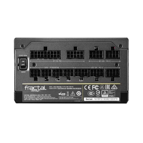 FRACTAL DESIGN Ion+ 760W 80+ Platinum Fully Modular ATX 2.0 Power Supply - 5