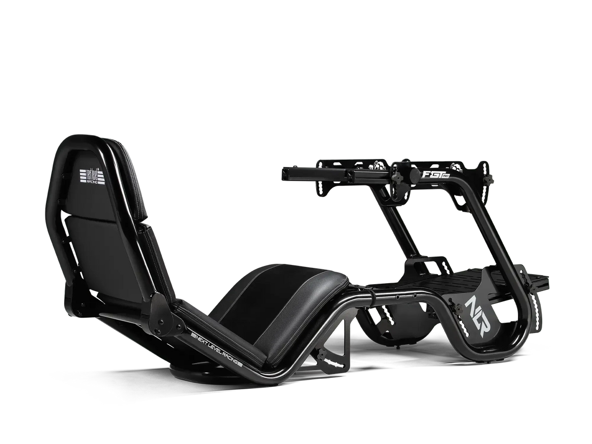 NEXT LEVEL RACING F-GT PRO FORMULA AND GT RACING SIMULATOR COCKPIT - BLACK EDITION (NLR-R003) – TechCure India