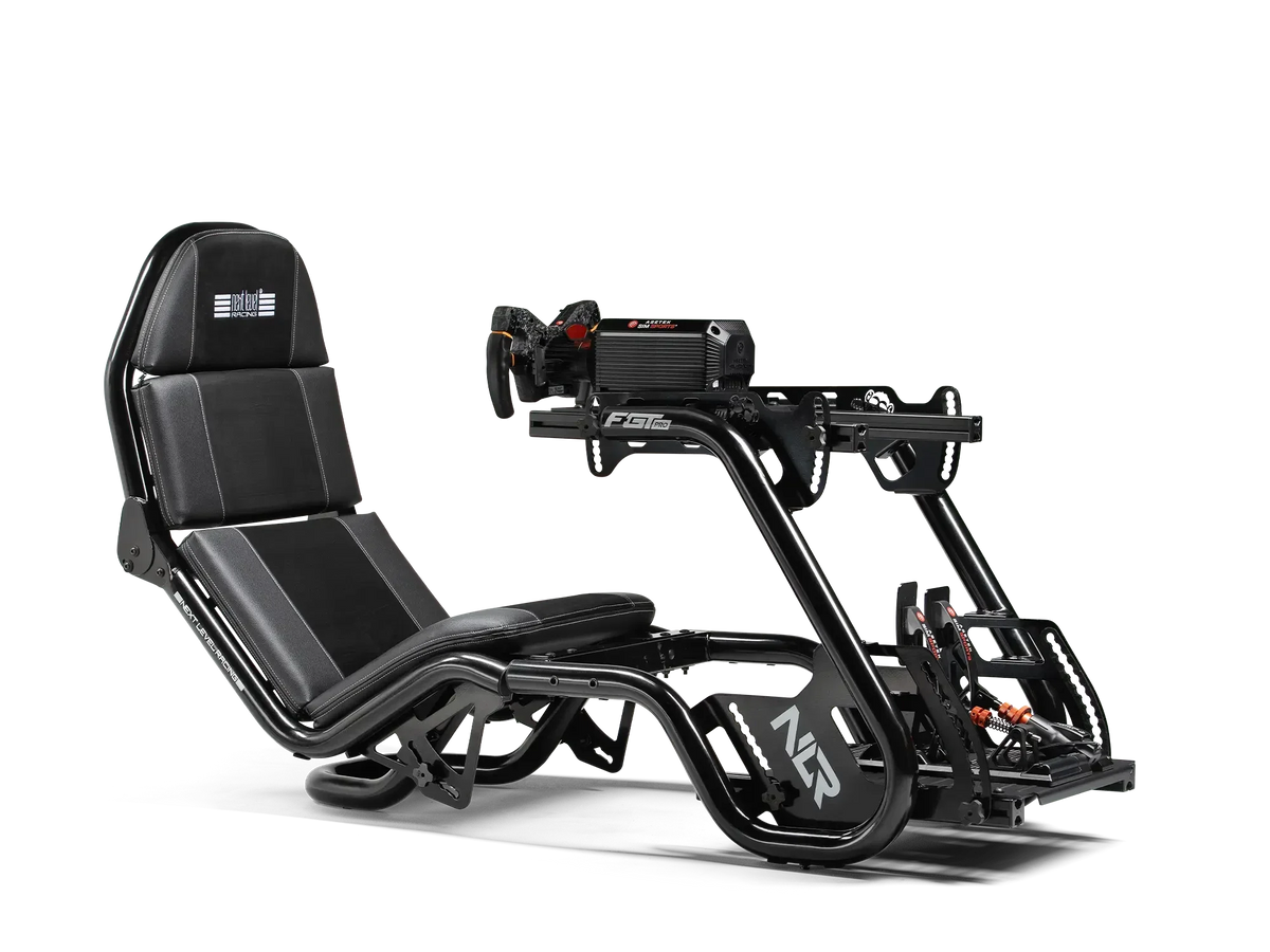 NEXT LEVEL RACING F-GT PRO FORMULA AND GT RACING SIMULATOR COCKPIT - BLACK EDITION (NLR-R003) – TechCure India