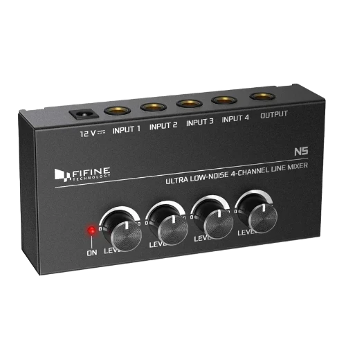 FIFINE N5 Audio Mixer – TechCure India