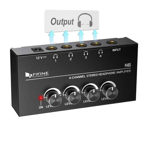 Fifine N6 Audio Mixer – TechCure India