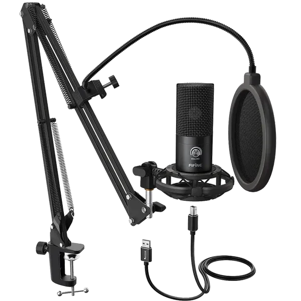 FIFINE T669 USB Microphone Condenser Kit – TechCure India