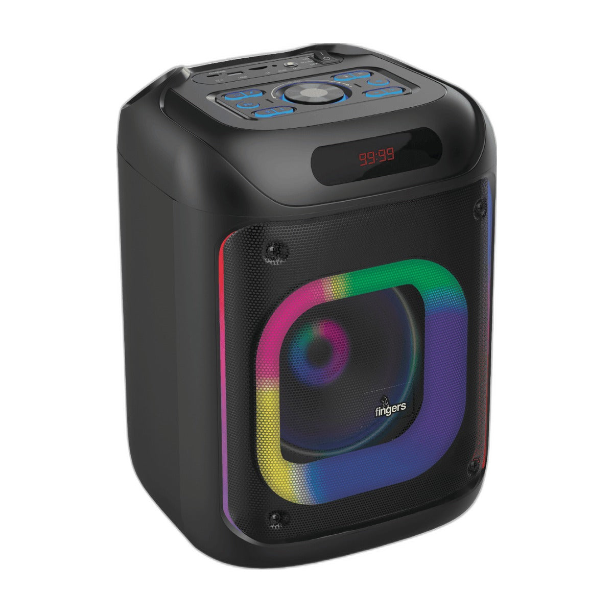 FINGERS 2Mic-ThunderBox45 Portable Speaker with 2 Wireless Mics - ThunderBox45 – TechCure India