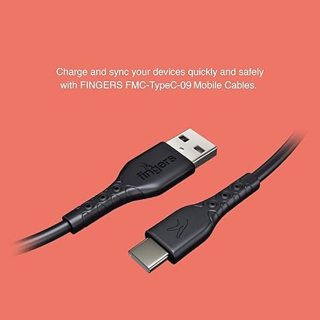 Fingers FMC Typec-09 Super Quality Type-c Cable – TechCure India