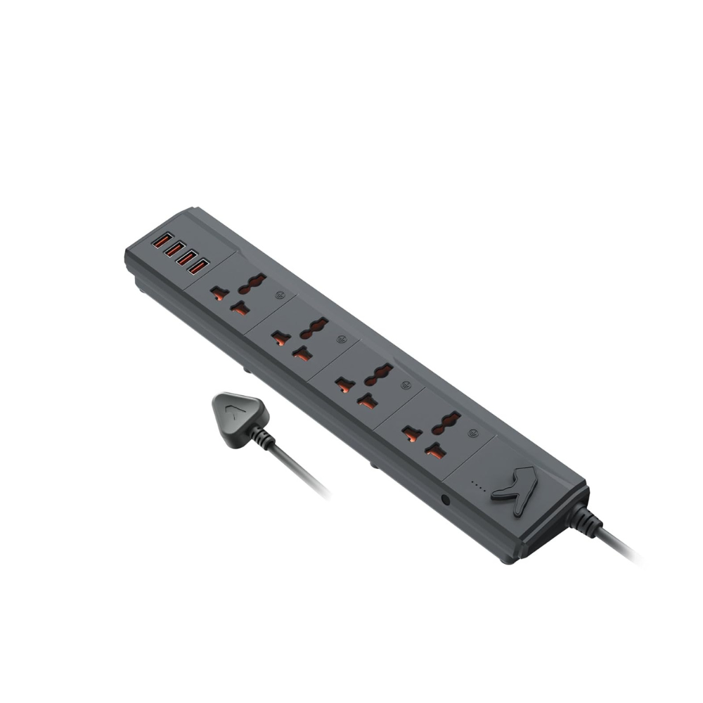 FINGERS PowerStation-4S4U Power Strip – TechCure India