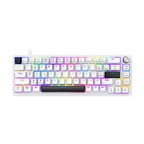 Fingers Savage-MK2 RGB White Mechanical Gaming Keyboard – TechCure India