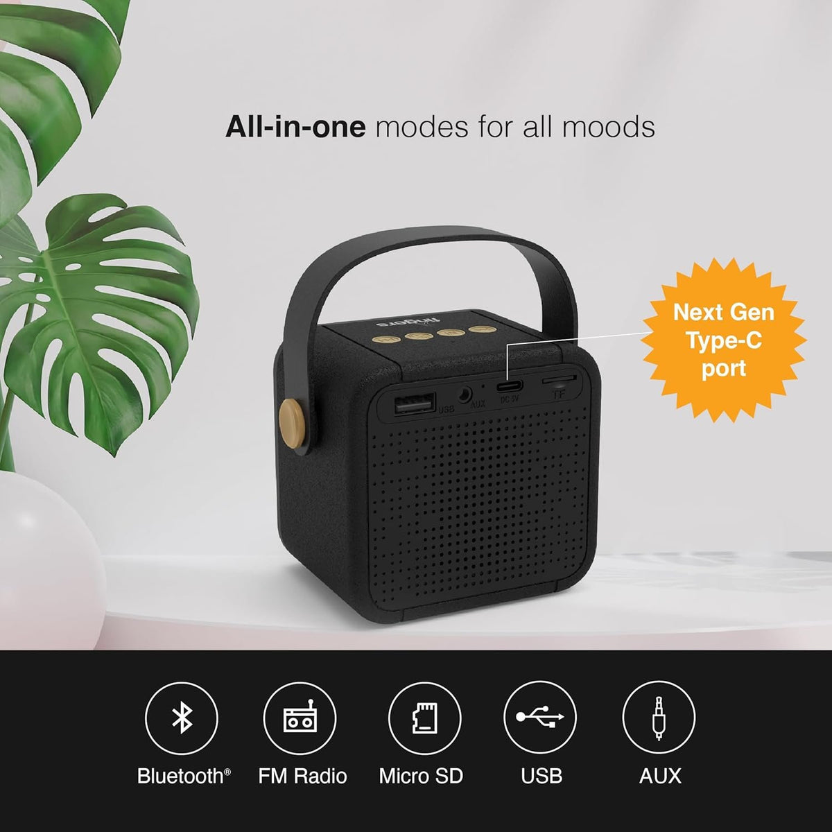 FINGERS SoundKing Portable Bluetooth Speaker – TechCure India