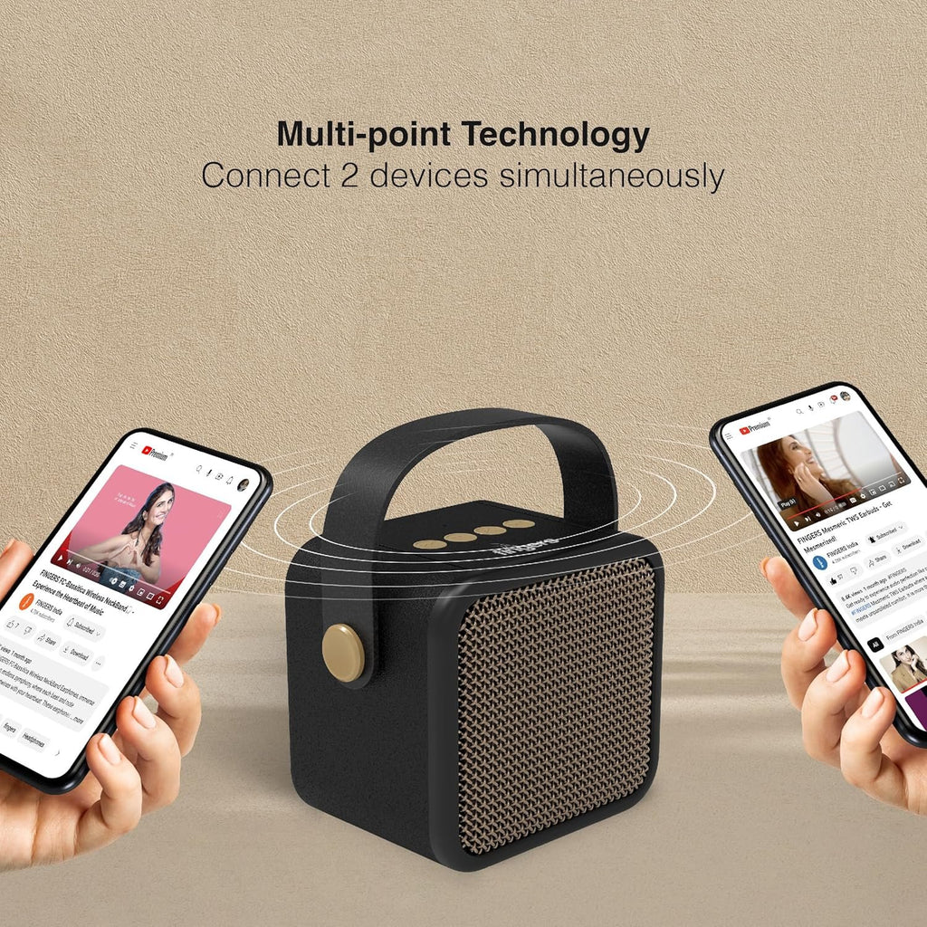 FINGERS SoundKing Portable Bluetooth Speaker – TechCure India