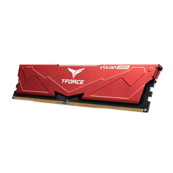 TEAMGROUP T-Force Vulcan 16GB ( 16GBx1 ) 6000MHz DDR5 RAM ( Red ) ( CL38 ) - 2
