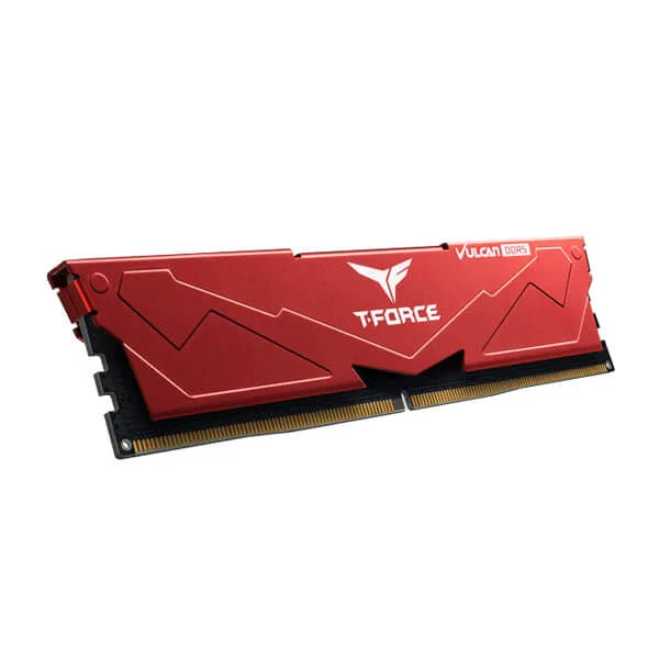 TEAMGROUP T-Force Vulcan 16GB ( 16GBx1 ) 6000MHz DDR5 RAM ( Red ) ( CL38 ) - 4