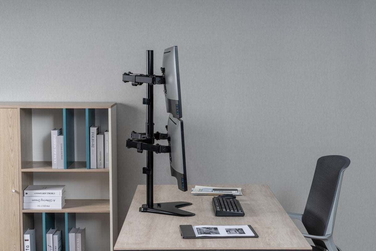 Four Monitor Stand Tabletop Freestanding – Quad Monitor Desk Mount (for 13–32″ Monitors/ 8kg per monitor) — image 7