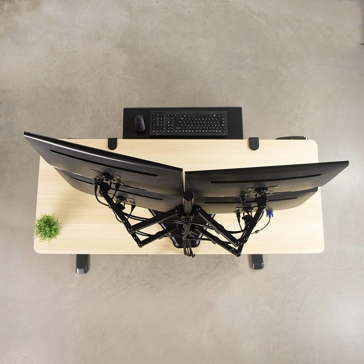 Four Monitor Stand Tabletop Freestanding – Quad Monitor Desk Mount (for 13–32″ Monitors/ 8kg per monitor) — image 9
