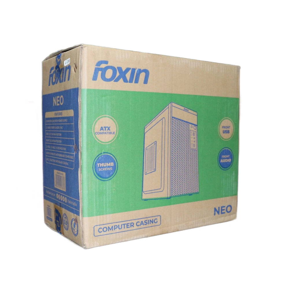 Foxin Cabinet With SMPS ATX NEO – TechCure India