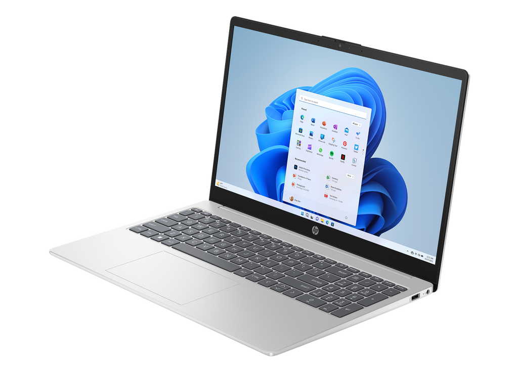 HP 15-FC0894AU 15.6 Inch FHD Laptop, AMD Ryzen 7 7730U, 8GB RAM, 256GB SSD, Windows 11 Home, Microsoft Office 2024, Silver – TechCure India