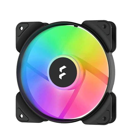 FRACTAL DESIGN Aspect 12 RGB Black Frame 120mm Cabinet Fan (Black) (Single Pack) – TechCure India