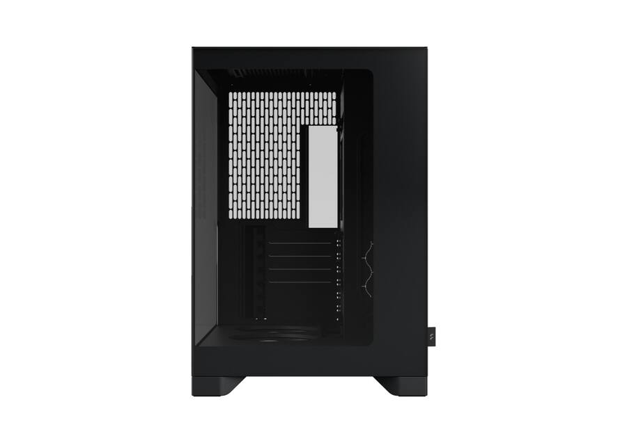 Fractal Design Fractal Design – Pop 2 Vision Black RGB – Dual-Chamber Case with Glass Panels, 4 RGB Fans, Spacious- Black – TechCure India