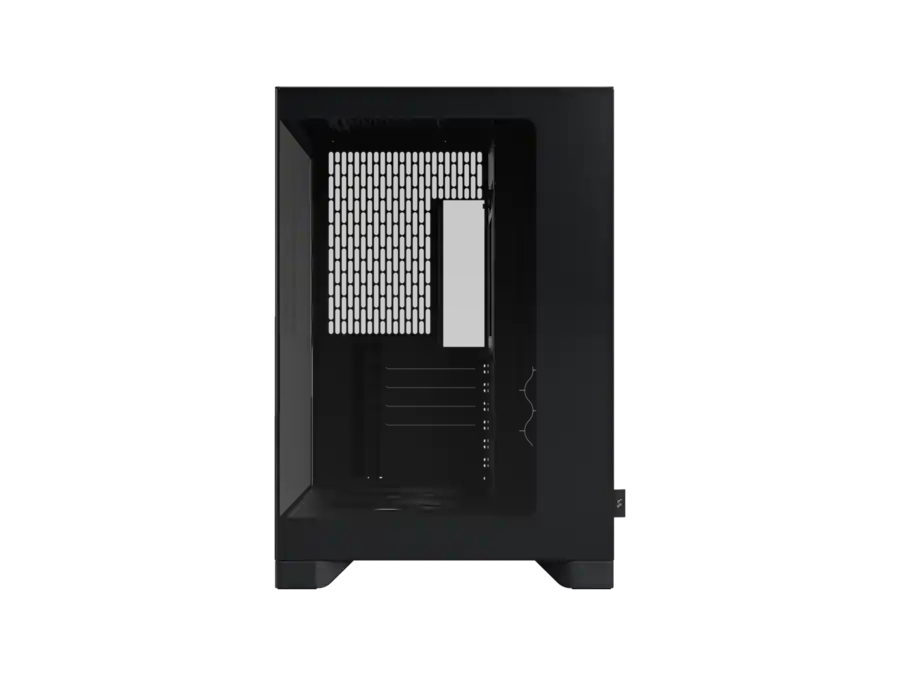 Fractal Design Fractal Design – Pop 2 Vision Black RGB – Dual-Chamber Case with Glass Panels, 4 RGB Fans, Spacious- Black – TechCure India