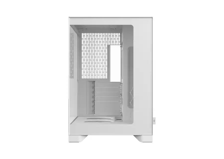 Fractal Design Fractal Design Pop 2 Vision White RGB – Dual-Chamber Case with Glass Panels, 4 RGB Fans White – TechCure India