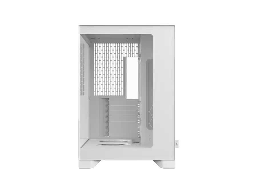 Fractal Design Fractal Design Pop 2 Vision White RGB – Dual-Chamber Case with Glass Panels, 4 RGB Fans White – TechCure India