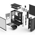 Fractal Design Meshify 3 Ambience Pro RGB Black Mid-Tower Cabinet with Light-Tint Tempered Glass, Type C Port, 3 ARGB Fans, E-ATX Support & Up to 360mm Radiator Support – TechCure India