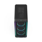 Fractal Design Meshify 3 Ambience Pro RGB Black Mid-Tower Cabinet with Light-Tint Tempered Glass, Type C Port, 3 ARGB Fans, E-ATX Support & Up to 360mm Radiator Support – TechCure India