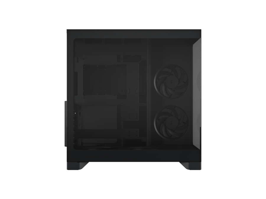 Fractal Design – Pop 2 Vision Black – Dual-Chamber Case with Glass Panels, 4 Fans, E-ATX Support – Black – TechCure India